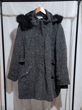 Penningtons coat winter In Every Story Addition Elle plus size 4X wool blend